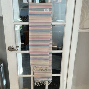 Y24.     Striped Pastel scarf